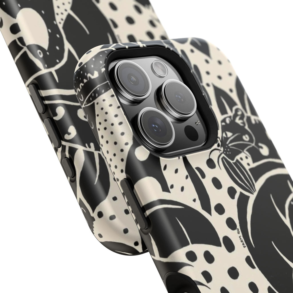 Aesthetic Black Design - Resistant Magnetic Case