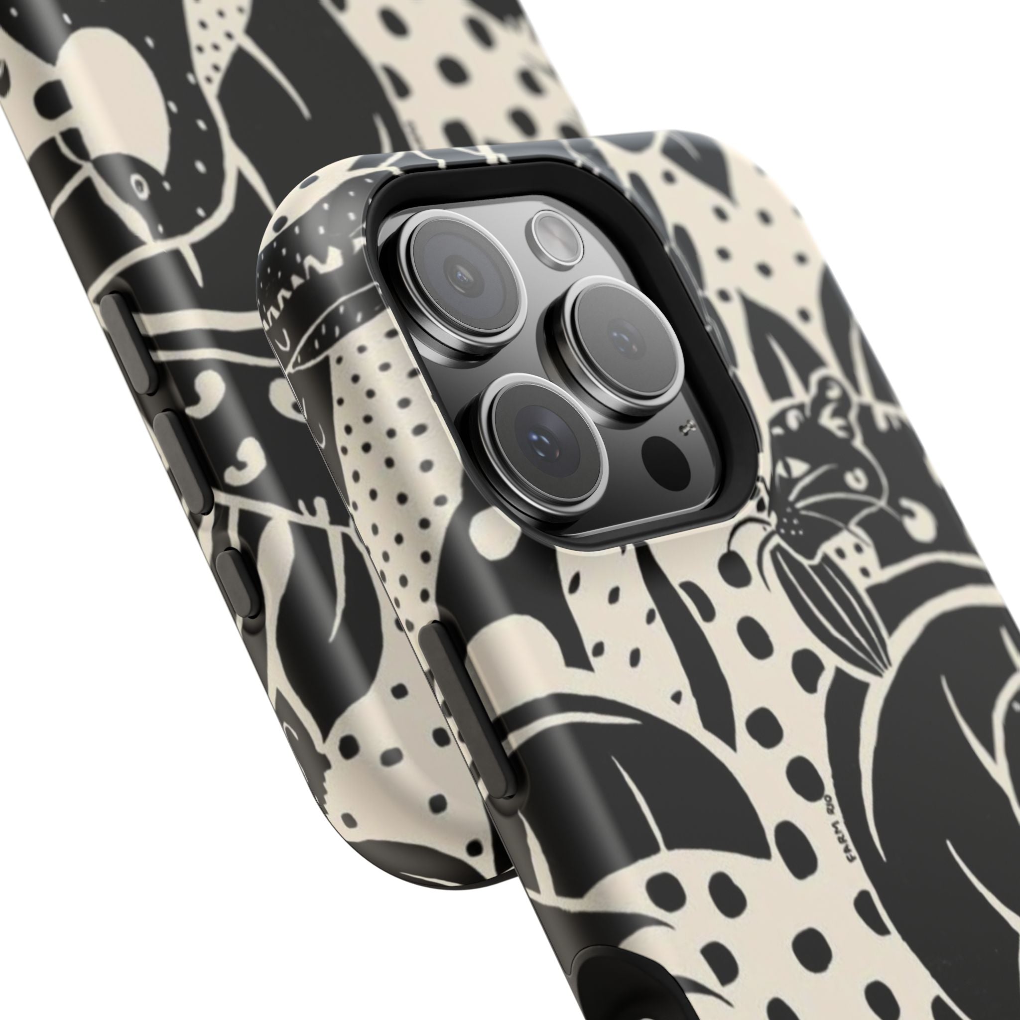 Aesthetic Black Design - Resistant Magnetic Case