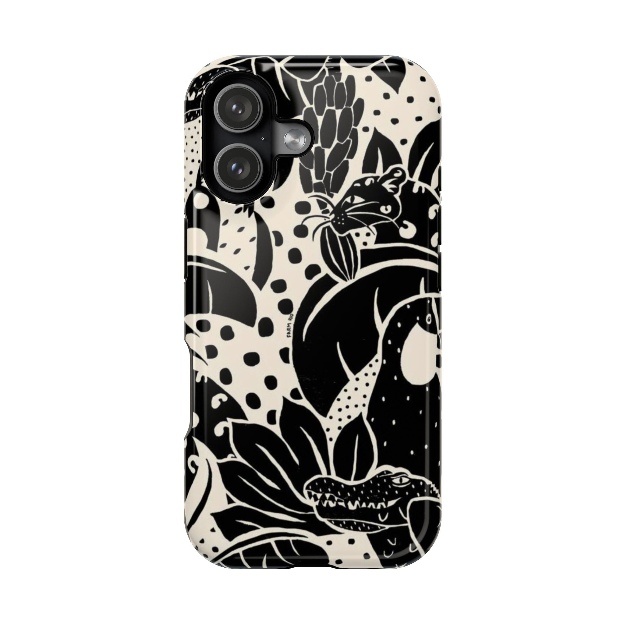 Aesthetic Black Design - Resistant Magnetic Case