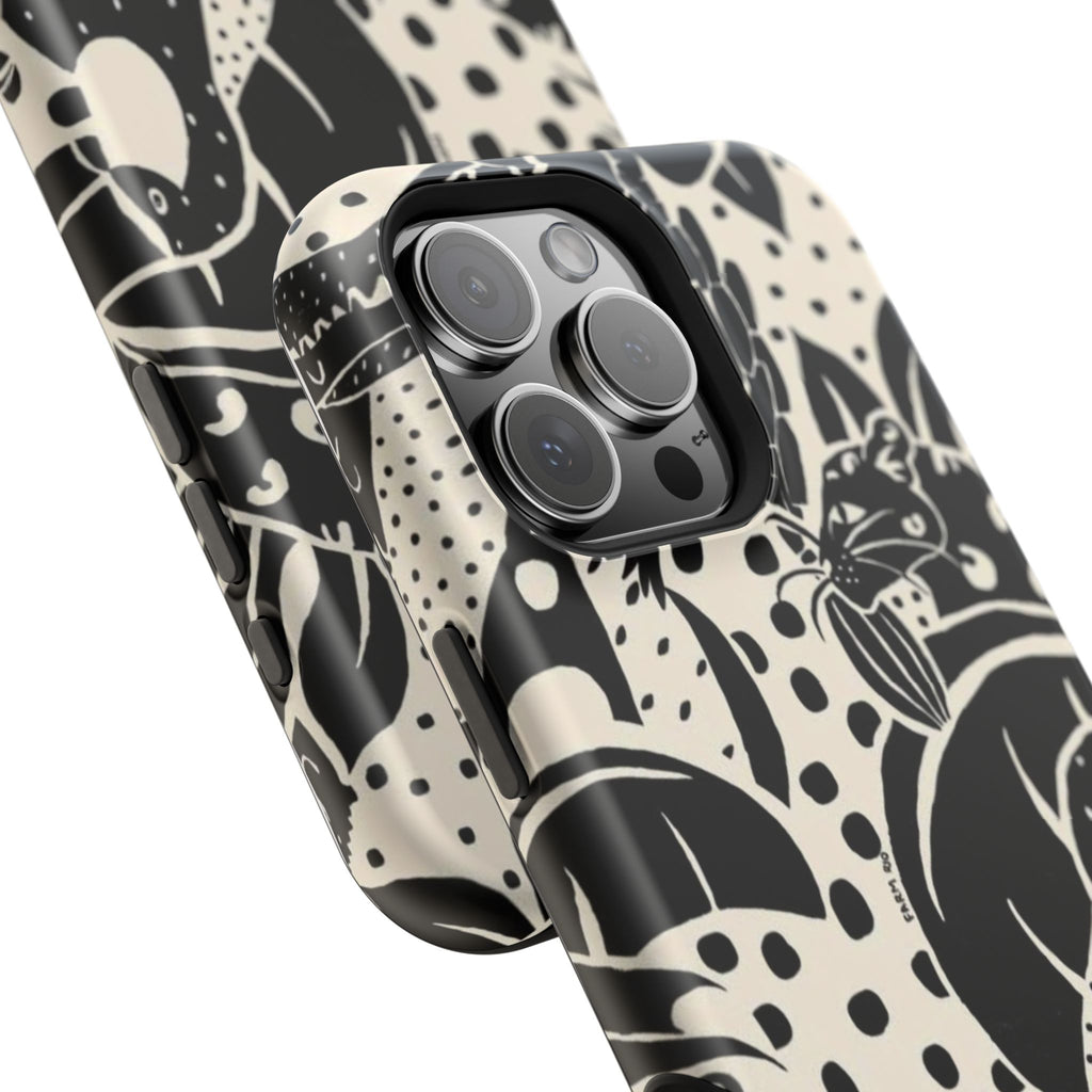 Aesthetic Black Design - Resistant Magnetic Case