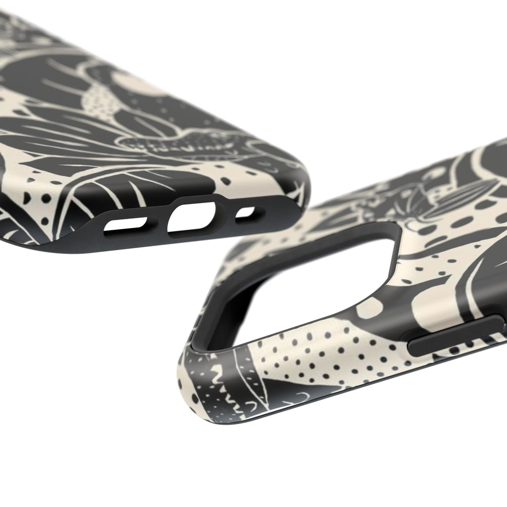 Aesthetic Black Design - Resistant Magnetic Case