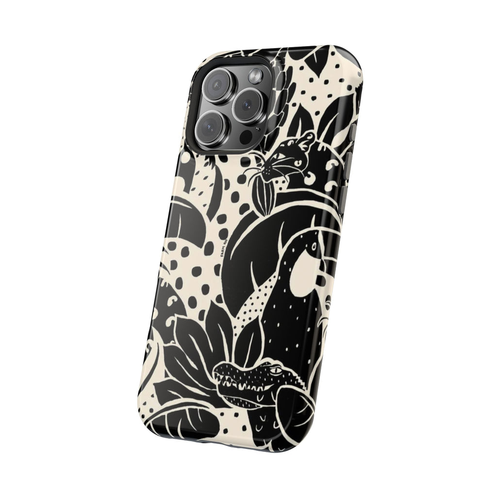 Aesthetic Black Design - Resistant Magnetic Case