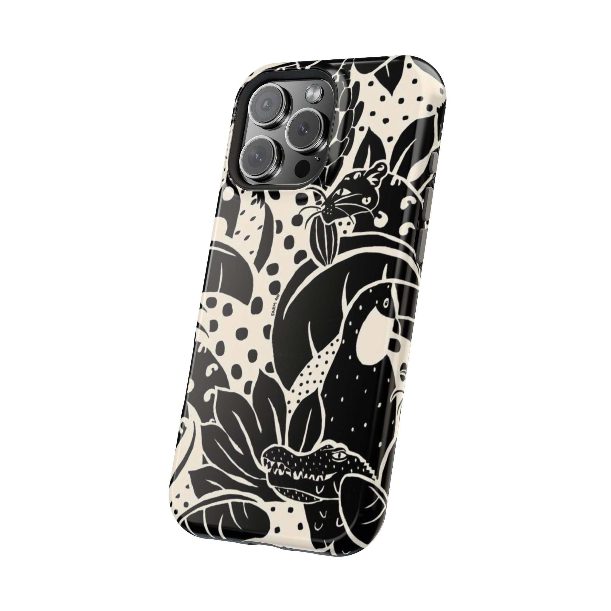 Aesthetic Black Design - Resistant Magnetic Case