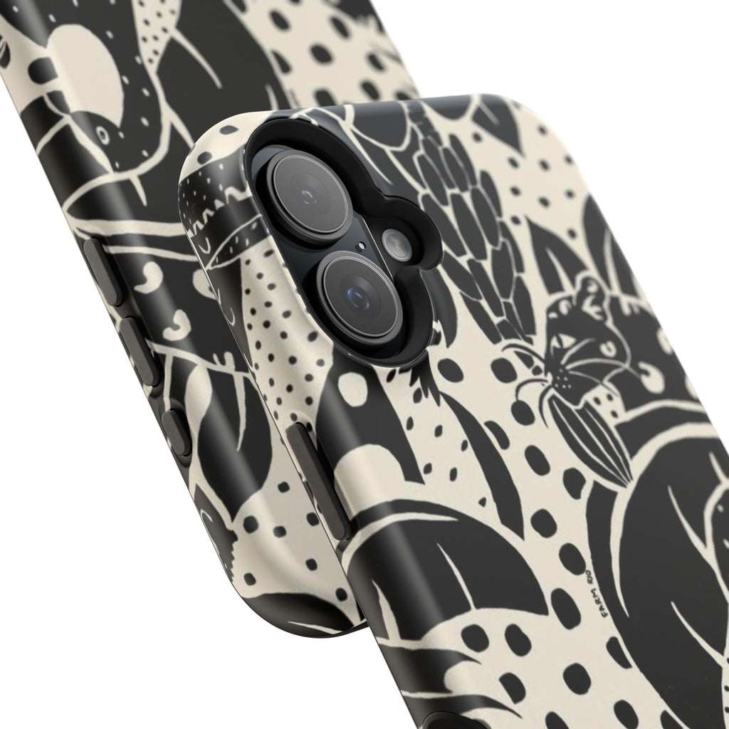 Aesthetic Black Design - Resistant Magnetic Case
