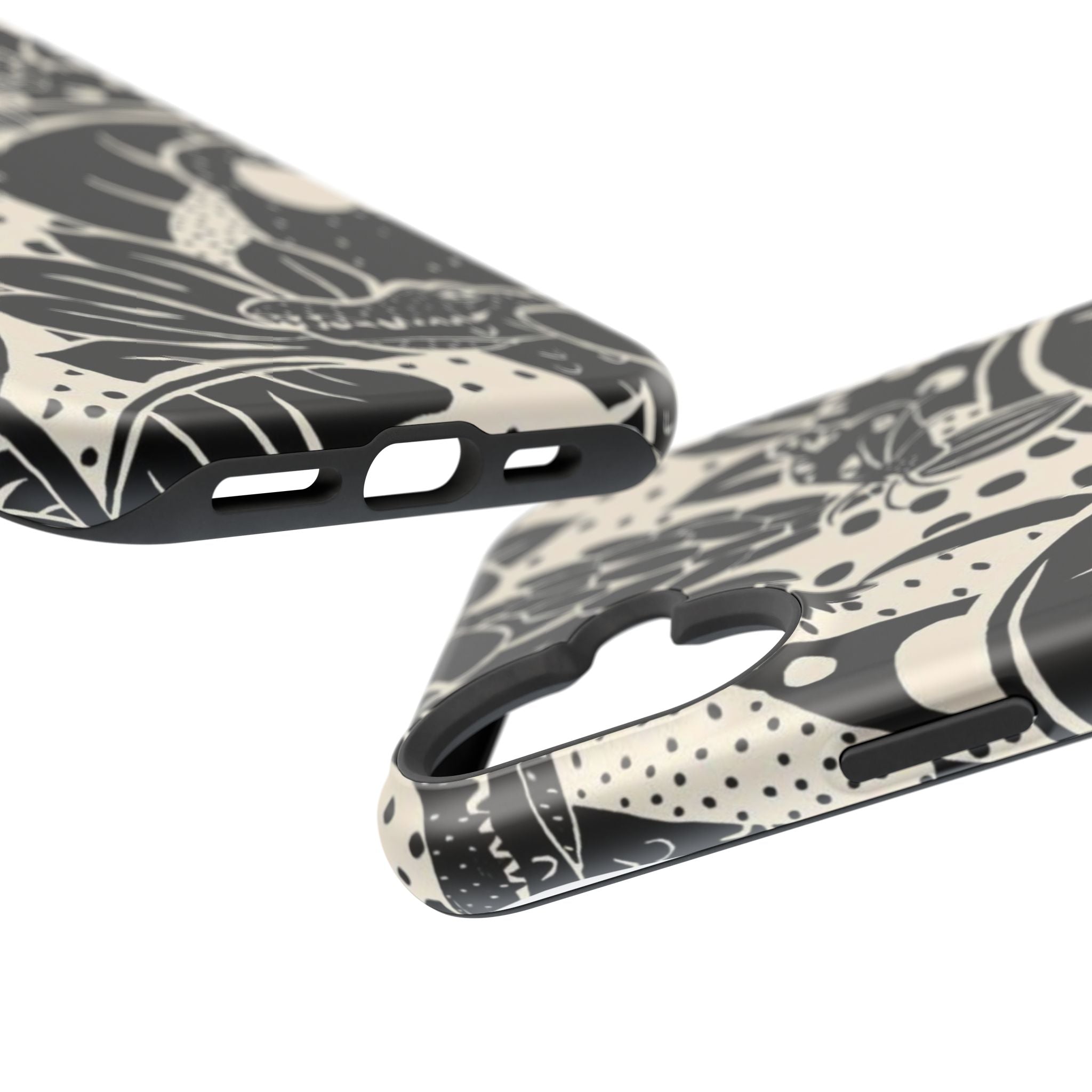 Aesthetic Black Design - Resistant Magnetic Case