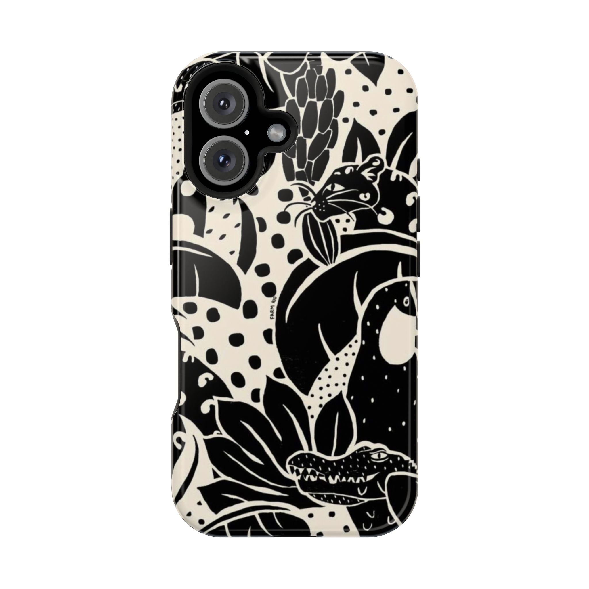 Aesthetic Black Design - Resistant Magnetic Case