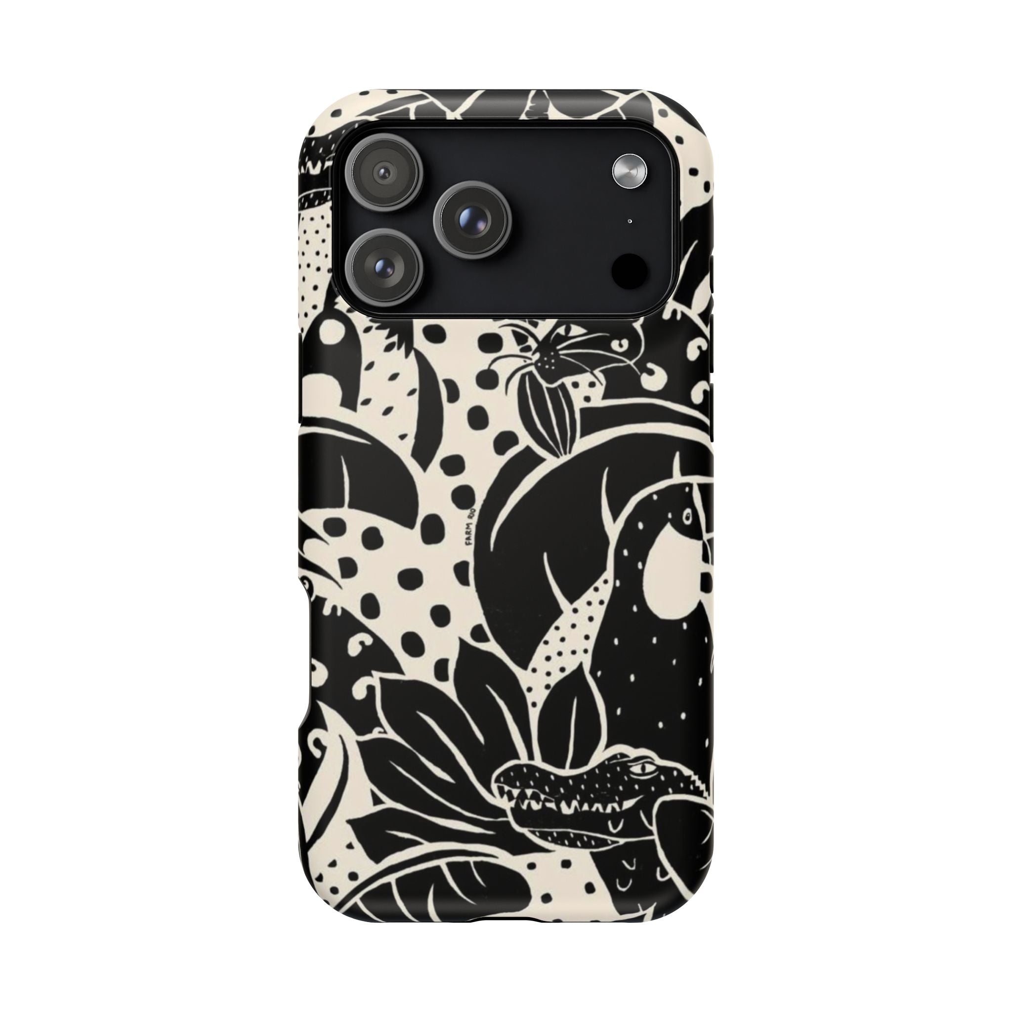 Aesthetic Black Design - Resistant Magnetic Case
