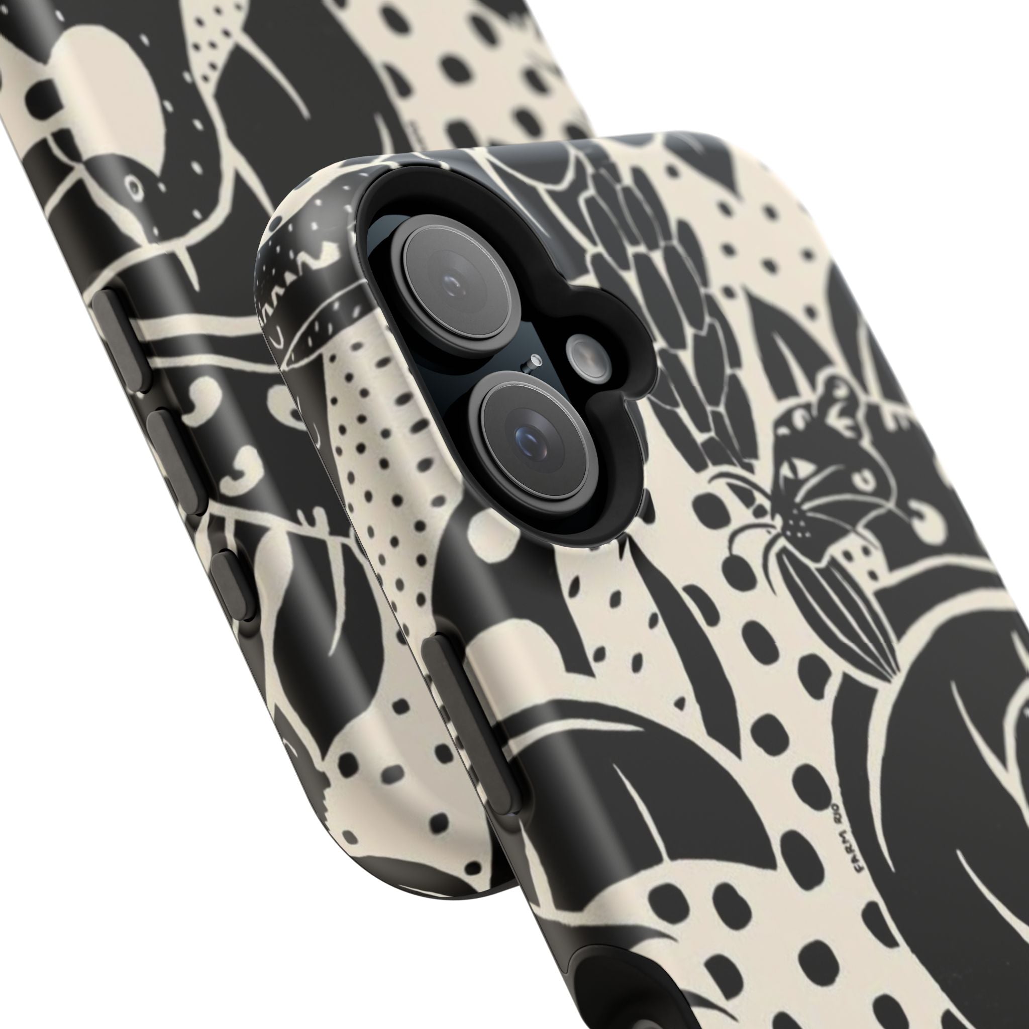 Aesthetic Black Design - Resistant Magnetic Case