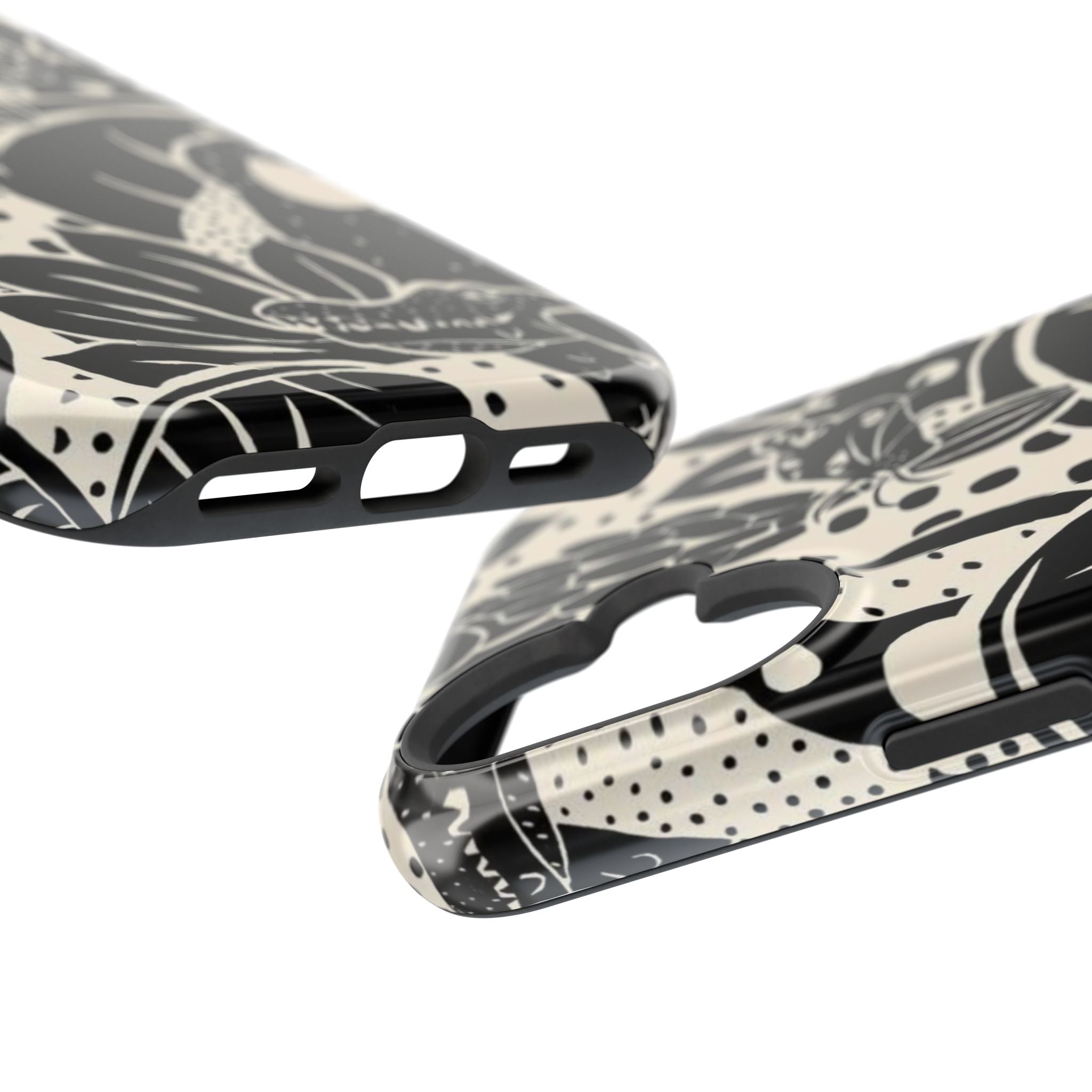 Aesthetic Black Design - Resistant Magnetic Case