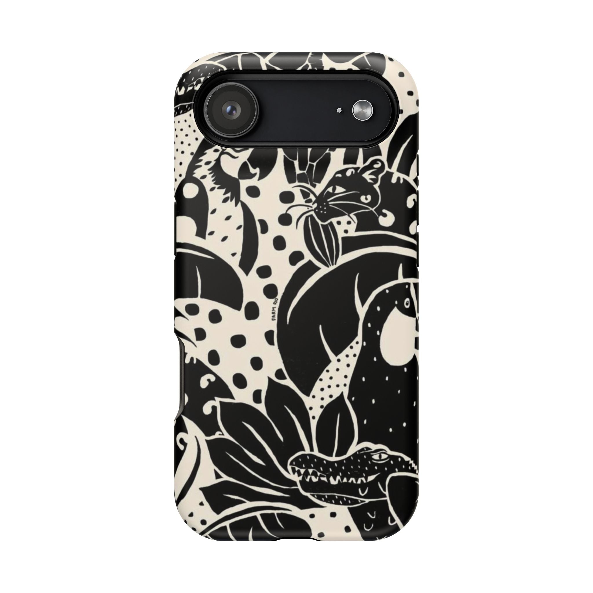 Aesthetic Black Design - Resistant Magnetic Case