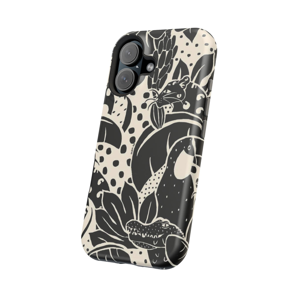 Aesthetic Black Design - Resistant Magnetic Case