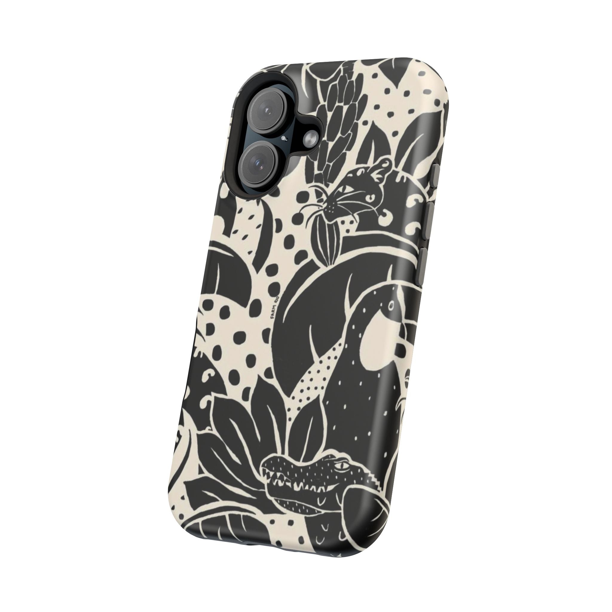 Aesthetic Black Design - Resistant Magnetic Case