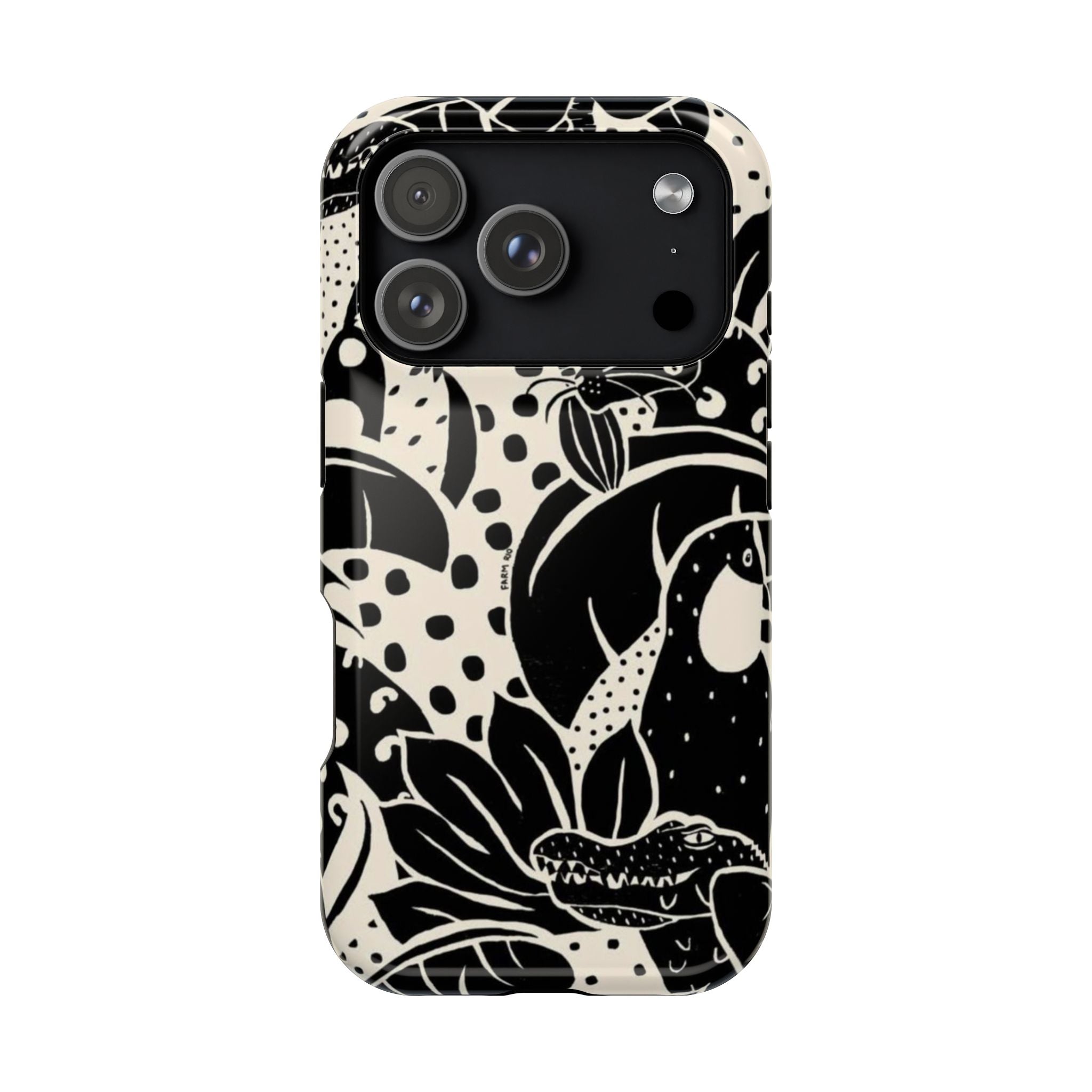 Aesthetic Black Design - Resistant Magnetic Case