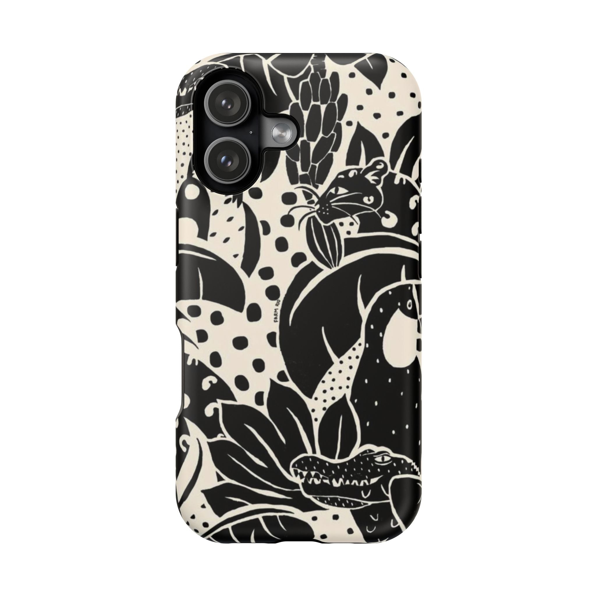 Aesthetic Black Design - Resistant Magnetic Case