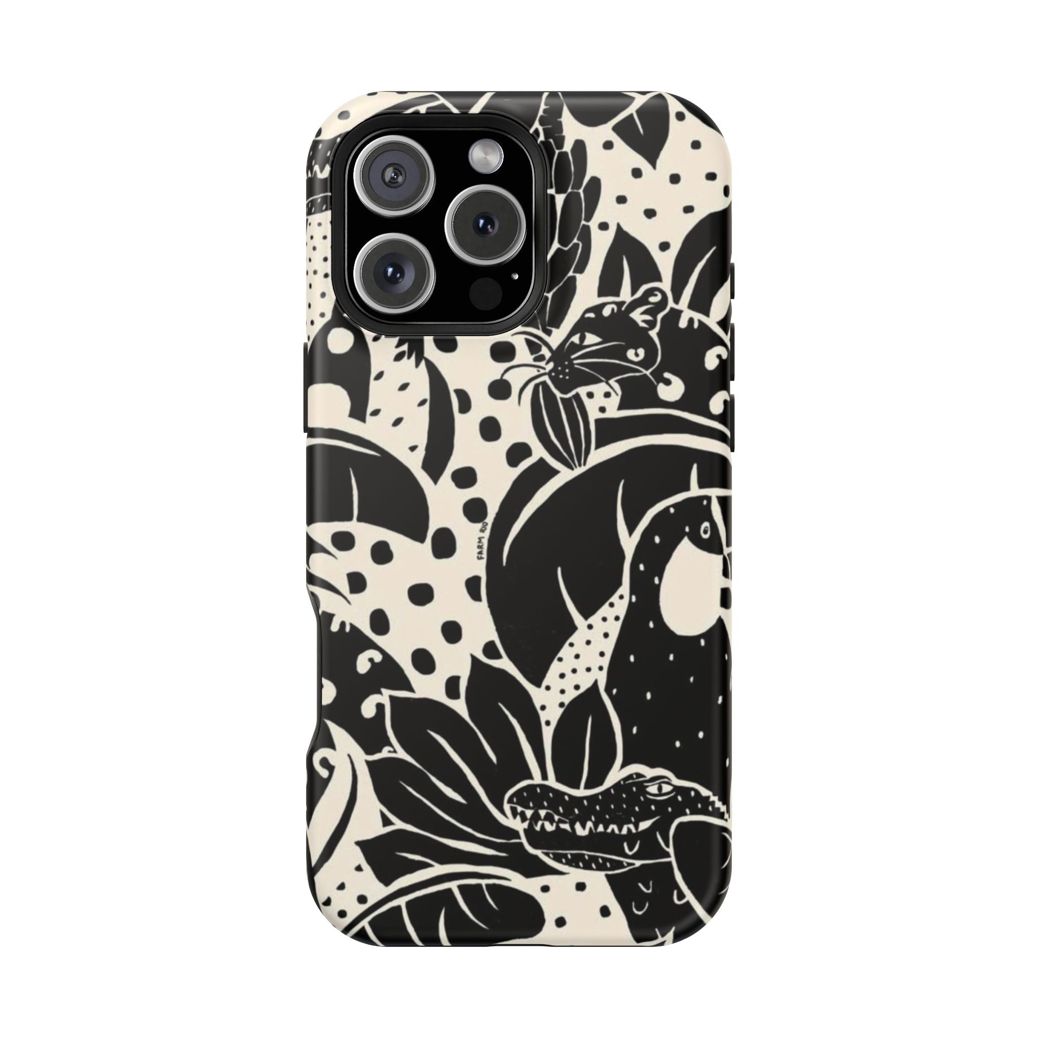 Aesthetic Black Design - Resistant Magnetic Case
