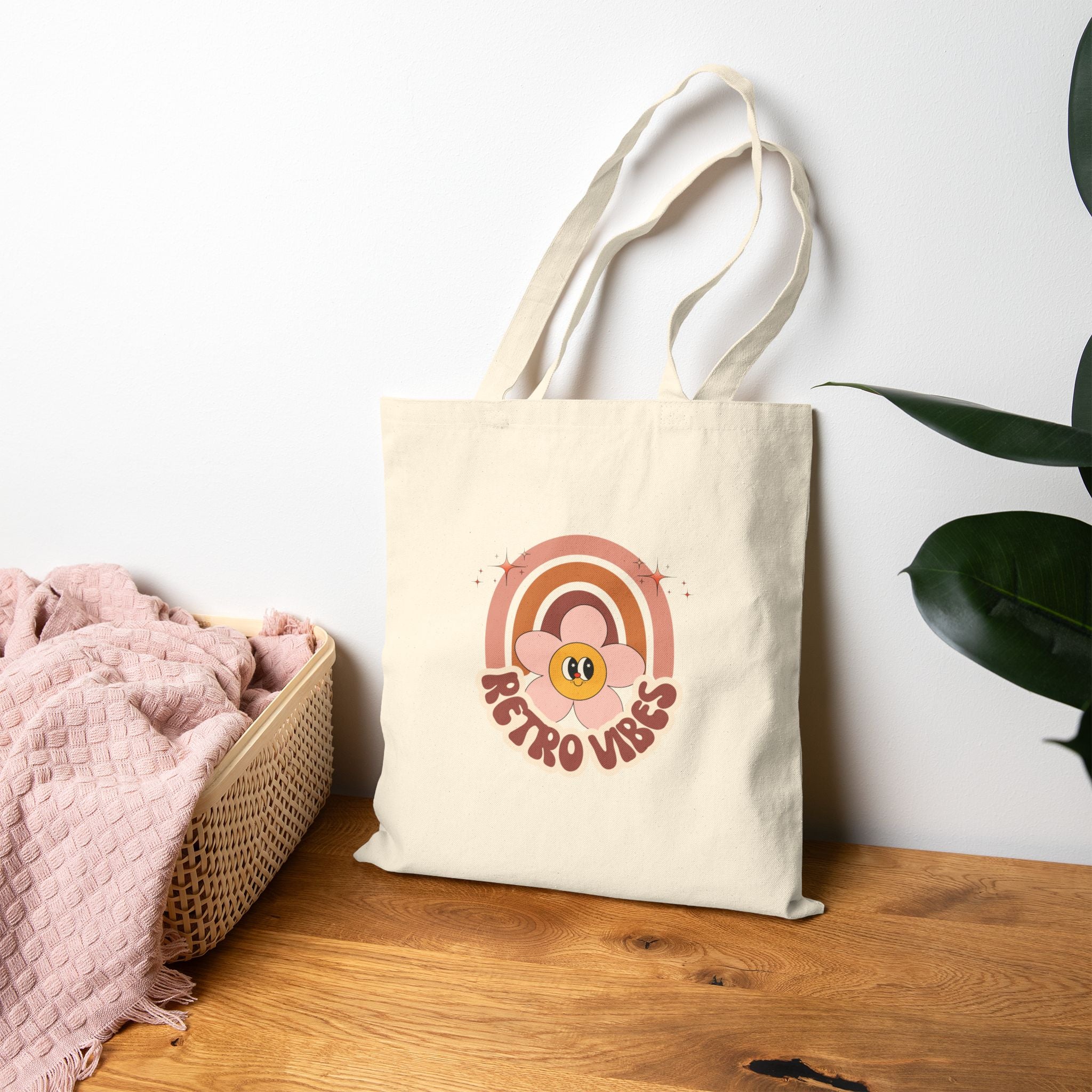 Retro Vibes - Cotton Tote Bag