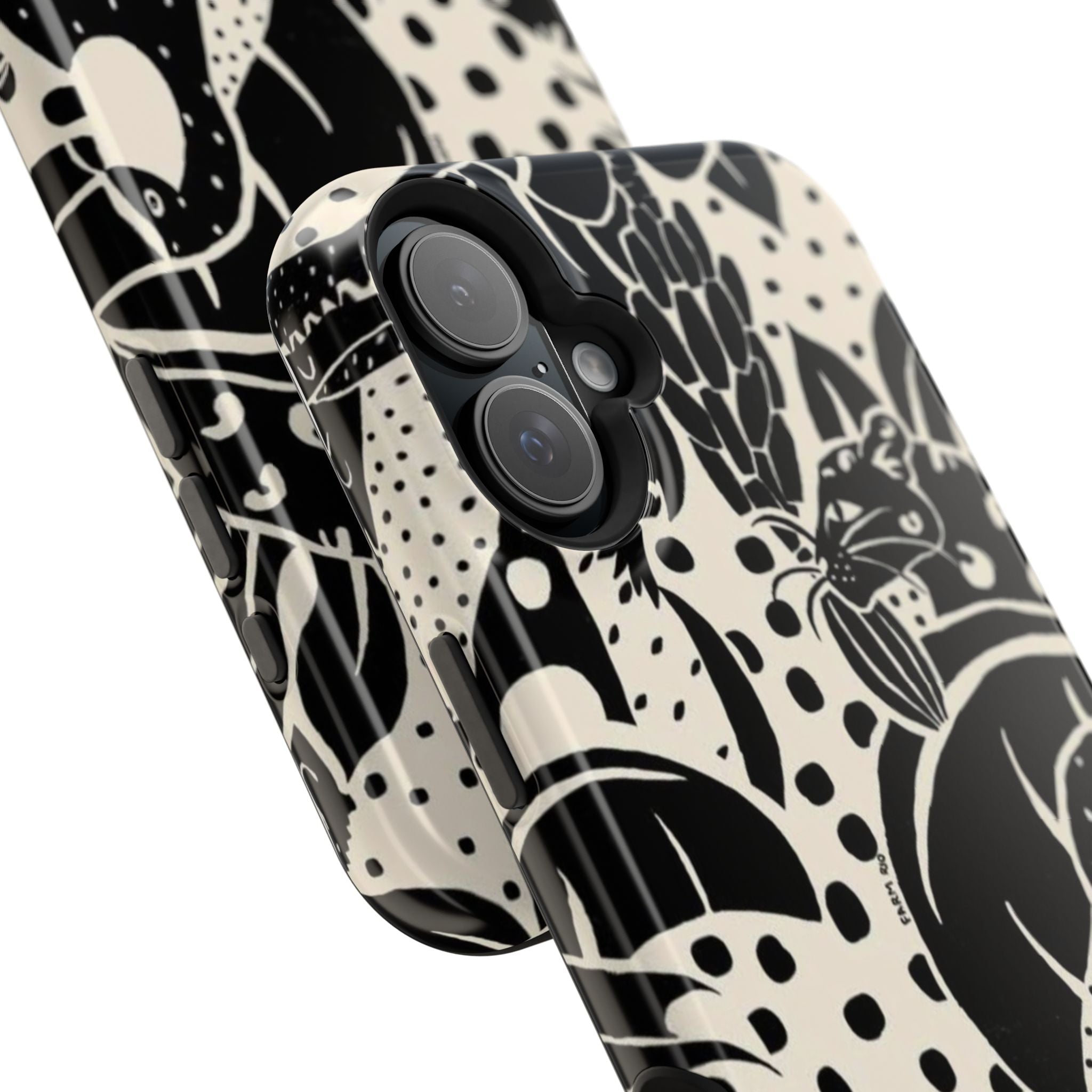 Aesthetic Black Design - Resistant Magnetic Case