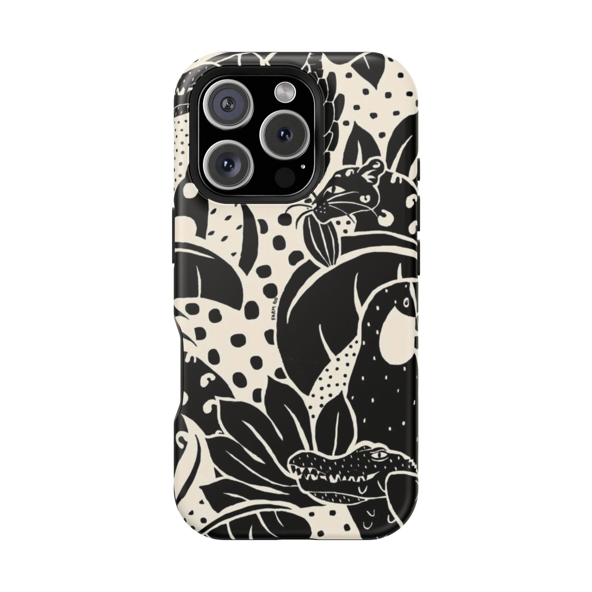 Aesthetic Black Design - Resistant Magnetic Case