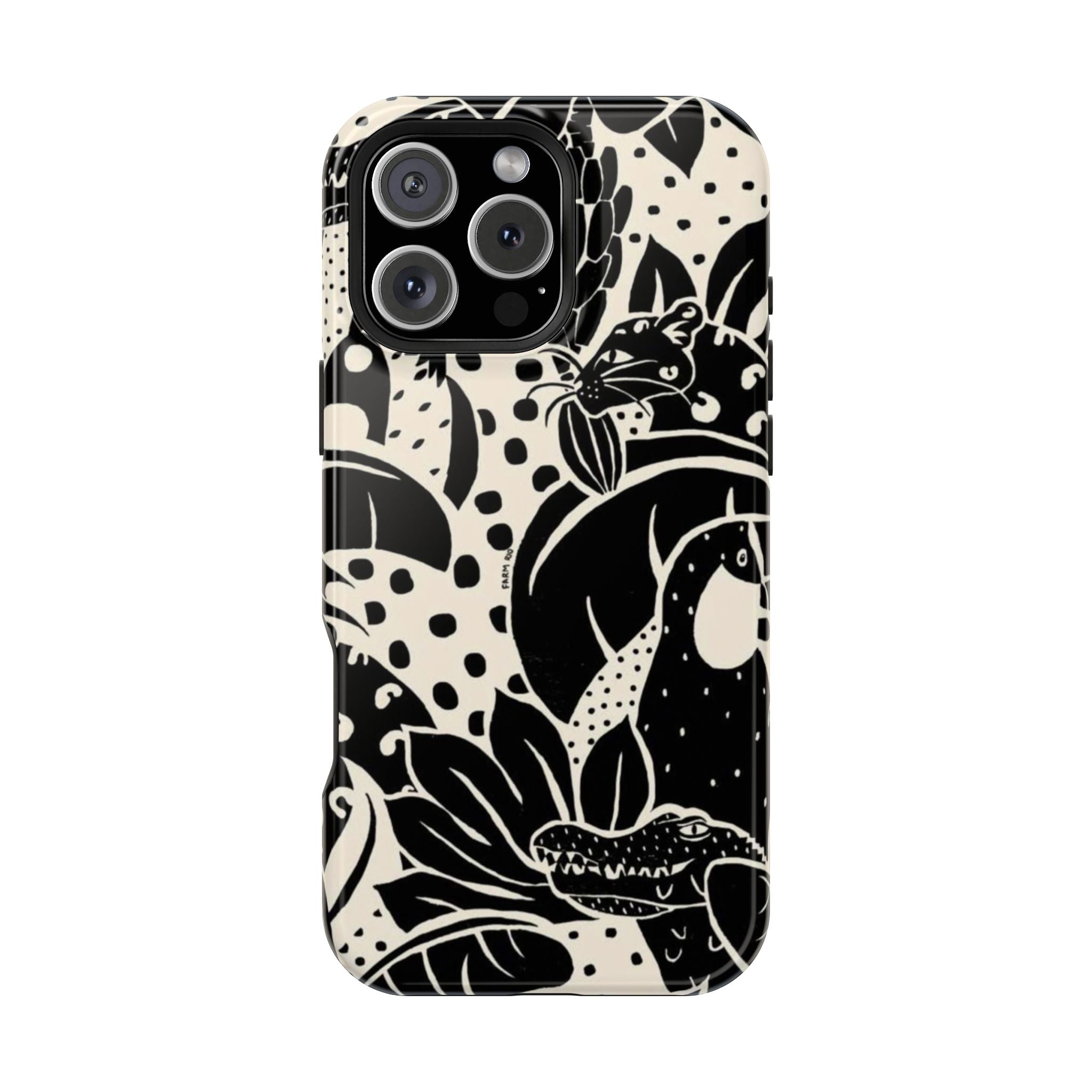 Aesthetic Black Design - Resistant Magnetic Case