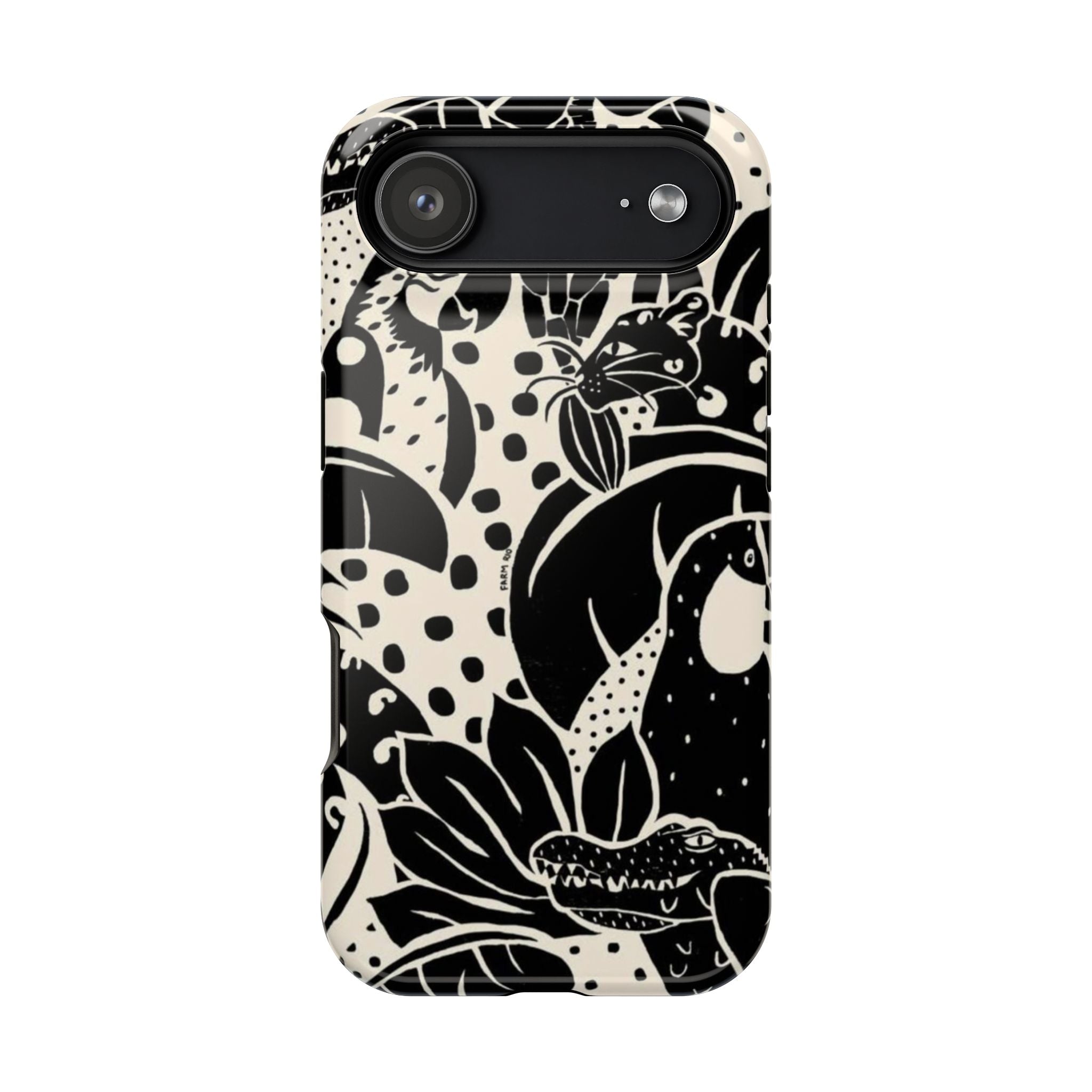 Aesthetic Black Design - Resistant Magnetic Case