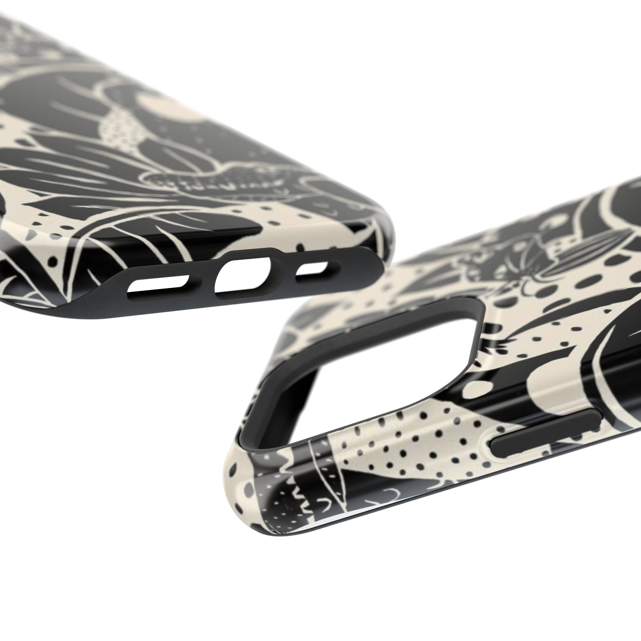 Aesthetic Black Design - Resistant Magnetic Case