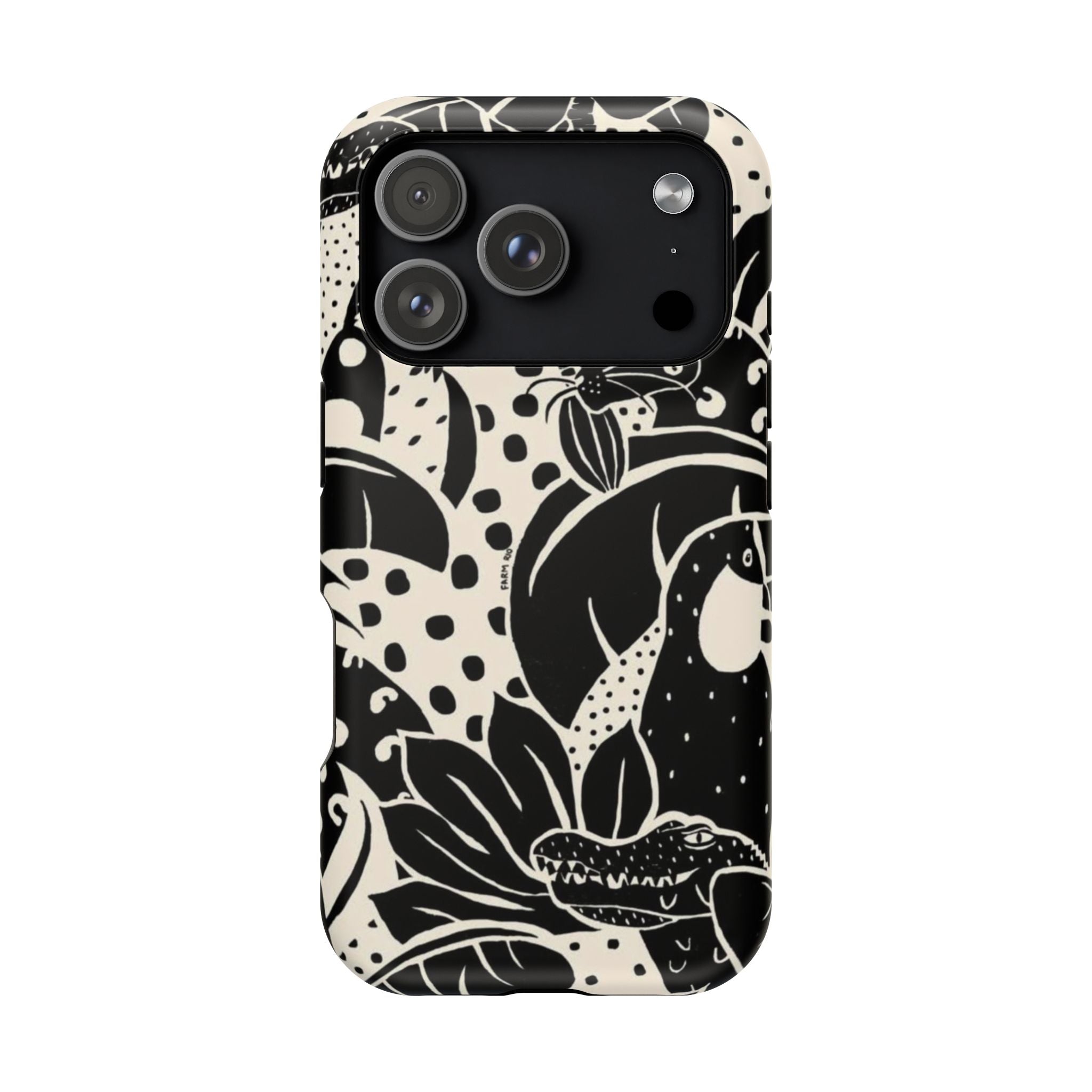 Aesthetic Black Design - Resistant Magnetic Case