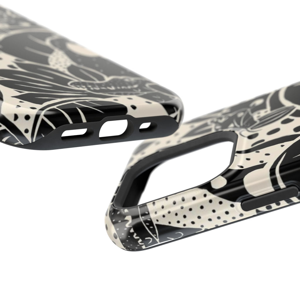 Aesthetic Black Design - Resistant Magnetic Case