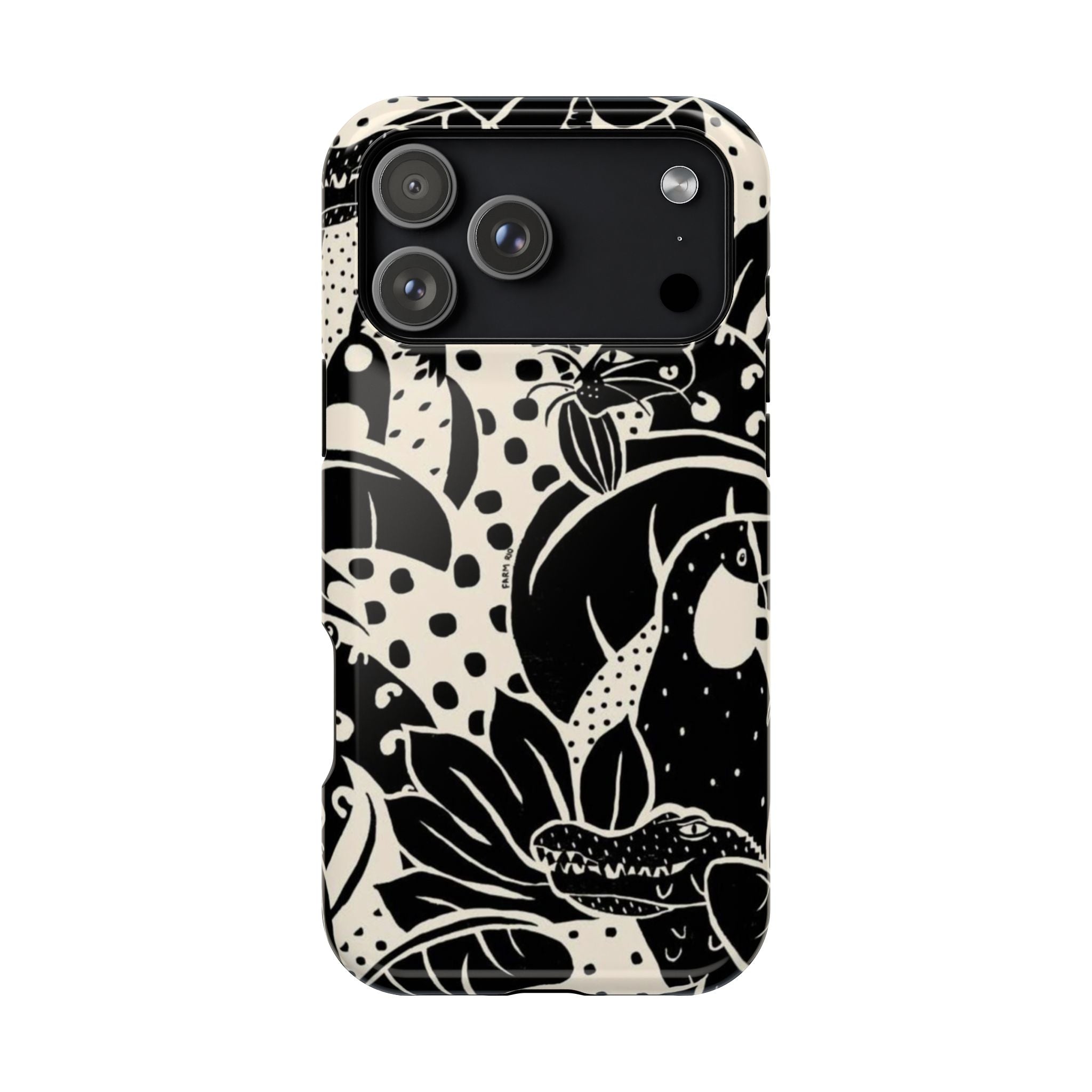 Aesthetic Black Design - Resistant Magnetic Case