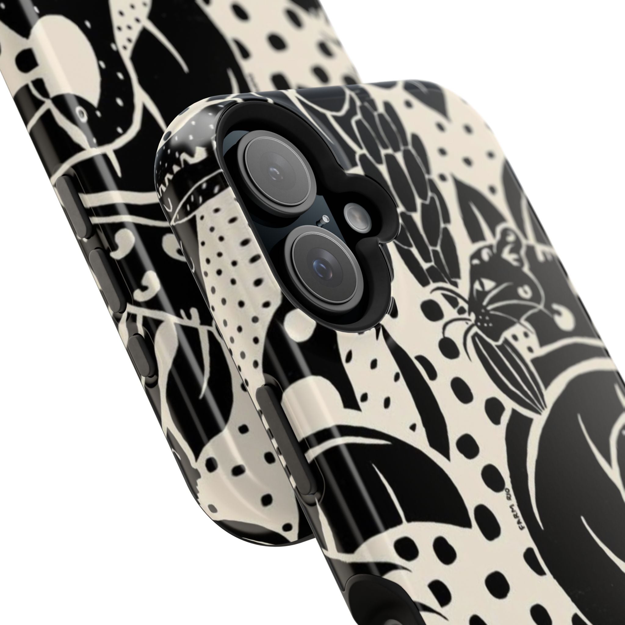 Aesthetic Black Design - Resistant Magnetic Case