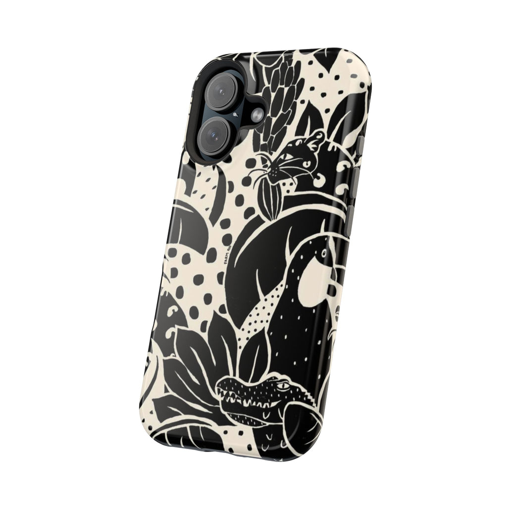 Aesthetic Black Design - Resistant Magnetic Case