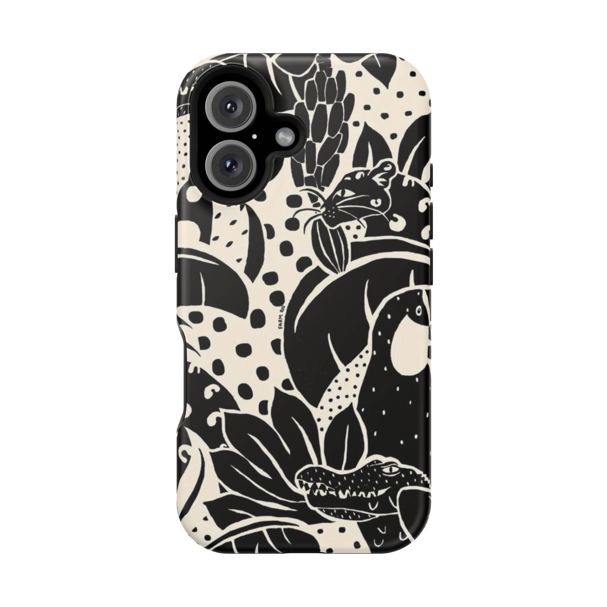 Aesthetic Black Design - Resistant Magnetic Case